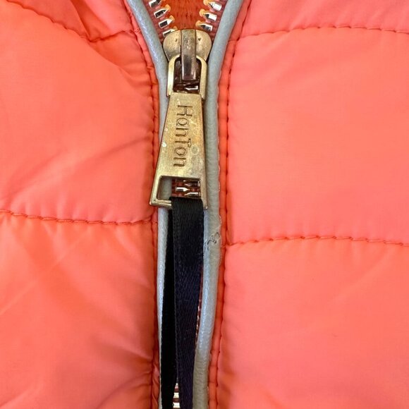 Han Ton Quilted Puffer Vest Sz M Guava Activewear Casual Sporty Gorpcore Outdoor - Picture 3 of 7